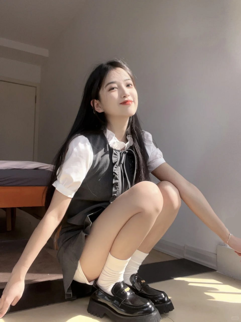 萌系小姐姐次元少女中秋礼物 二次元少女中秋节装扮