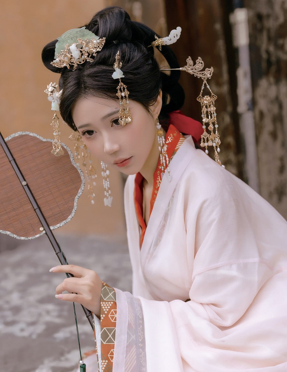 缘之空春日野穹(穹妹)白旗袍COS正片