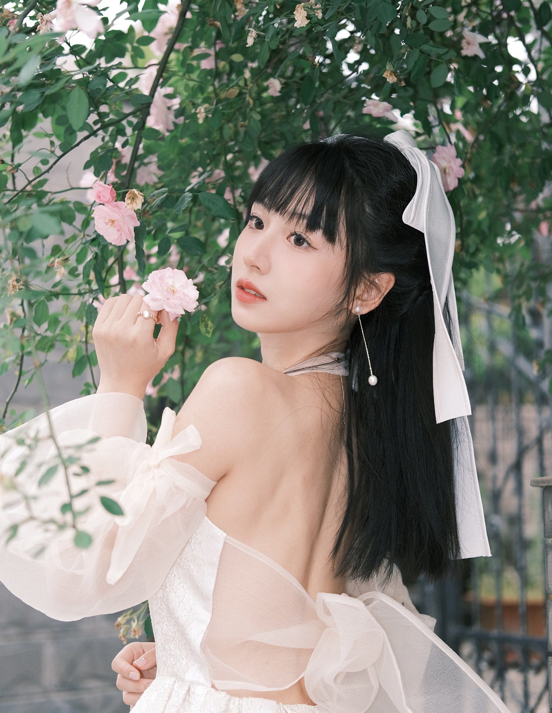 最美女硕士”夏小薇COS阴阳师(手游)神乐 夏小薇高清图片